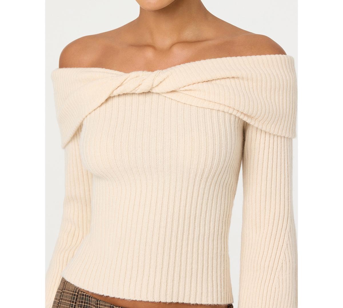 Astr the Label Women's Tilde Off-The-Shoulder Sweater