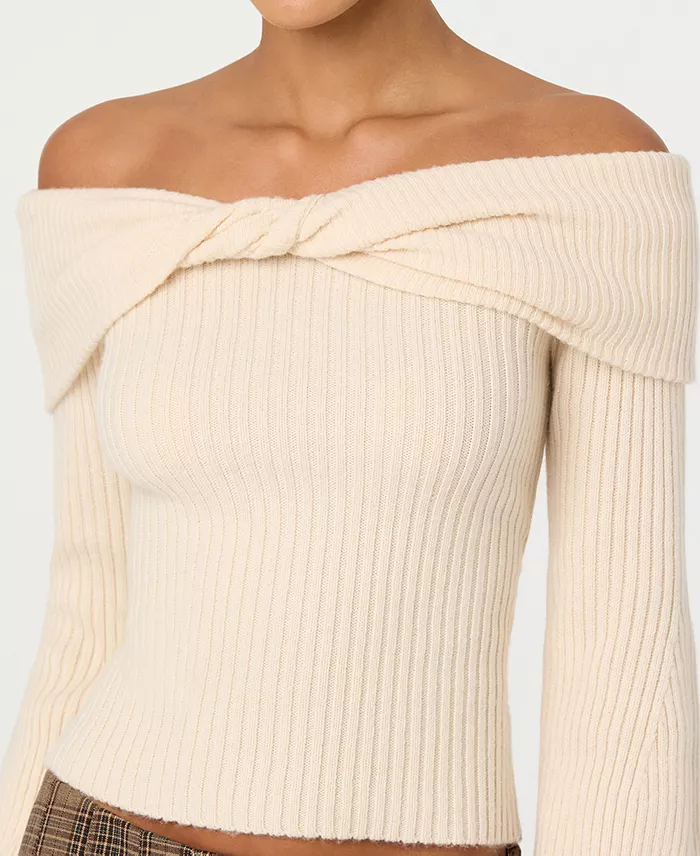 Women's Tilde Off-The-Shoulder Sweater - thumbnail 7