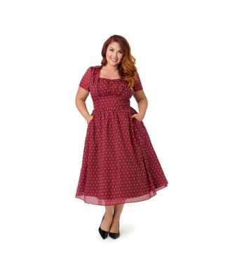 Plus Size 1950s Libby Swing Dress