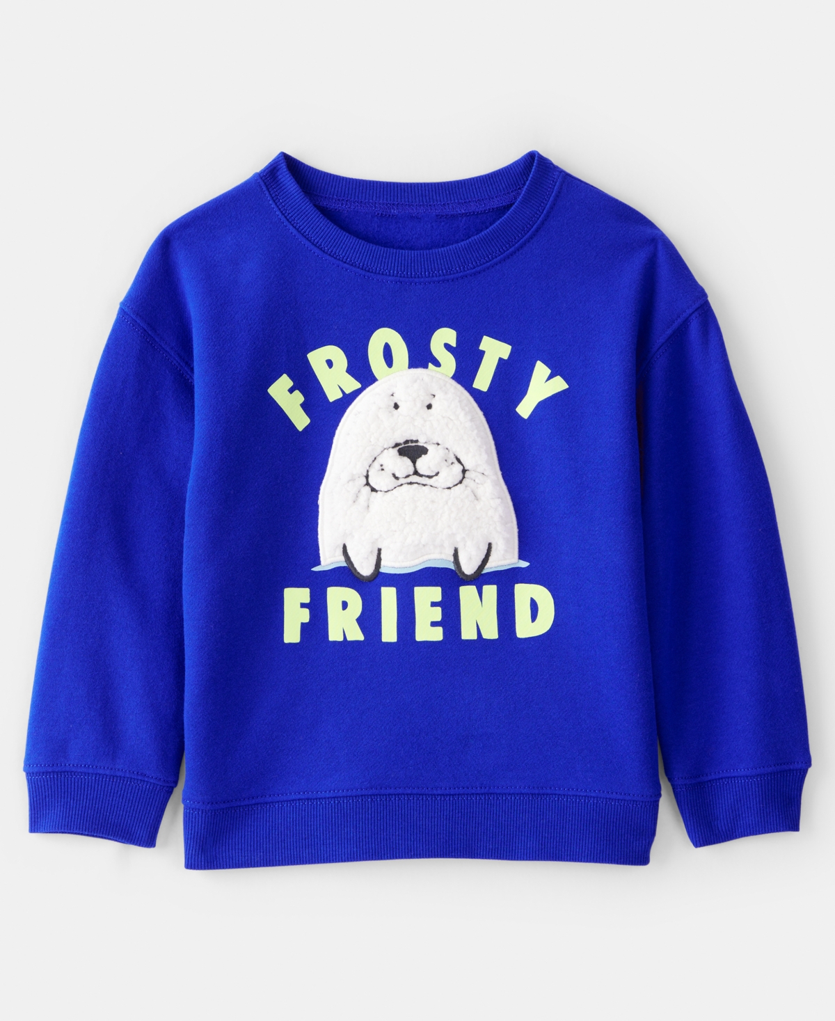 Carter's Babies' Boys Toddler 2t-5t Daydream Walrus Pull-on Sweatshirt In Blue