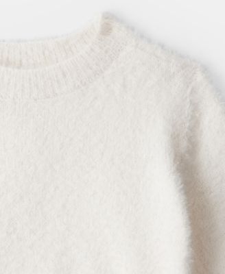 Girls' Toddler 2T-5T Brushed Crewneck Sweater