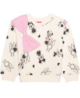 Girls' 2T-6X Minnie Mouse Long-Sleeve Top and Skirt, 2-Piece Set