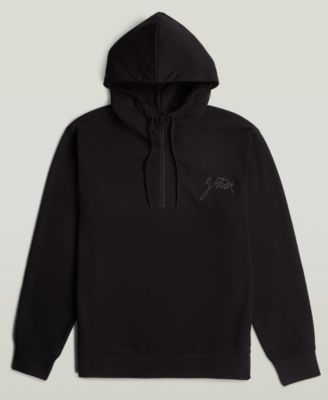 Men's Script Long-Sleeve Hooded Sweatshirt