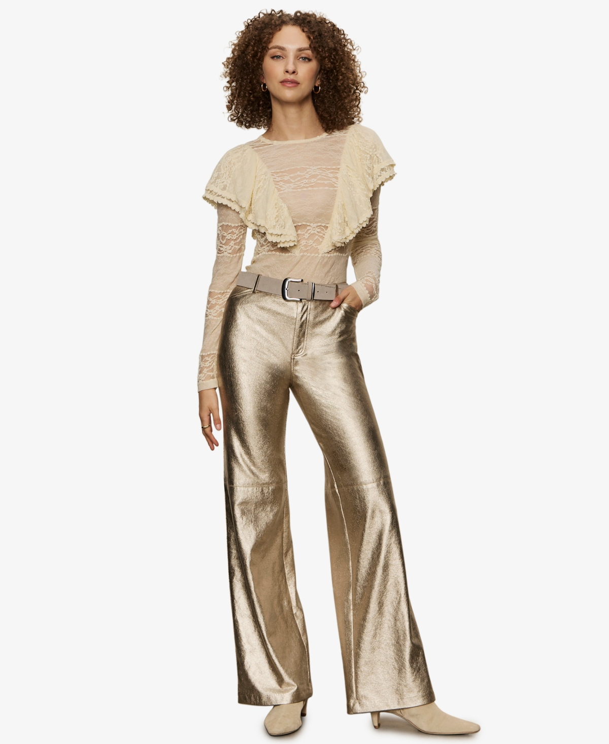 Sanctuary Women's Cadence Relaxed Straight Fit Pants