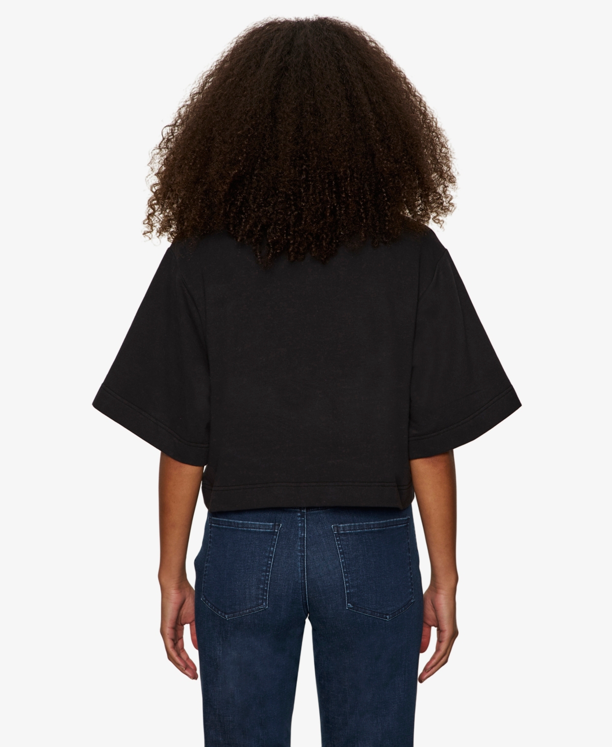 Sanctuary Women's Embellished Semi Crop Short-Sleeve T-Shirt