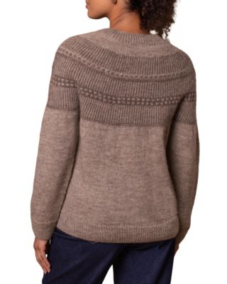 British Wool Yoke Pattern Sweater