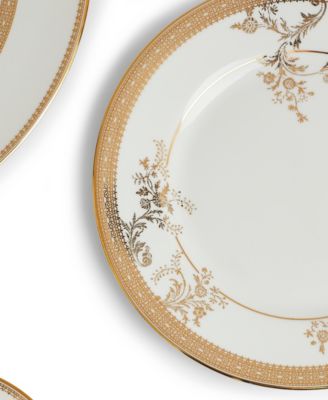 Dinnerware, Lace Gold 5 Piece Place Setting