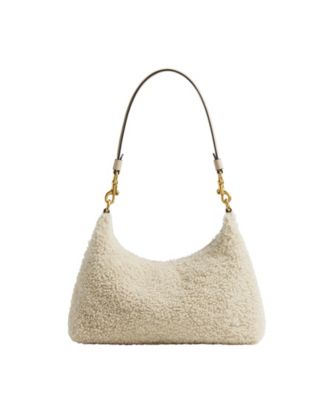 Juliet Small Shearling Shoulder Bag 25