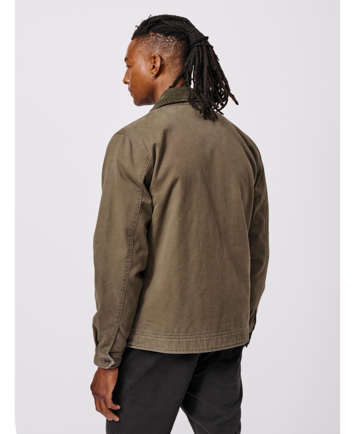 Aubin Men's Newland Canvas Harrington Jacket