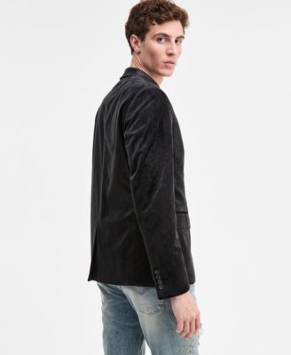 Men's Fulton Embossed Velvet Blazer