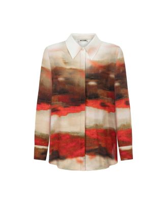 Women's Printed Flowy Shirt