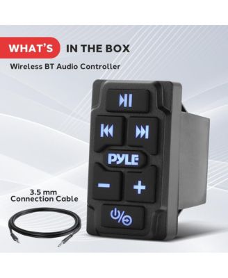 Wireless BT Audio Controller - Waterproof Marine Receiver for Car, Truck, Boat, 4x4, PowerSport Vehicles