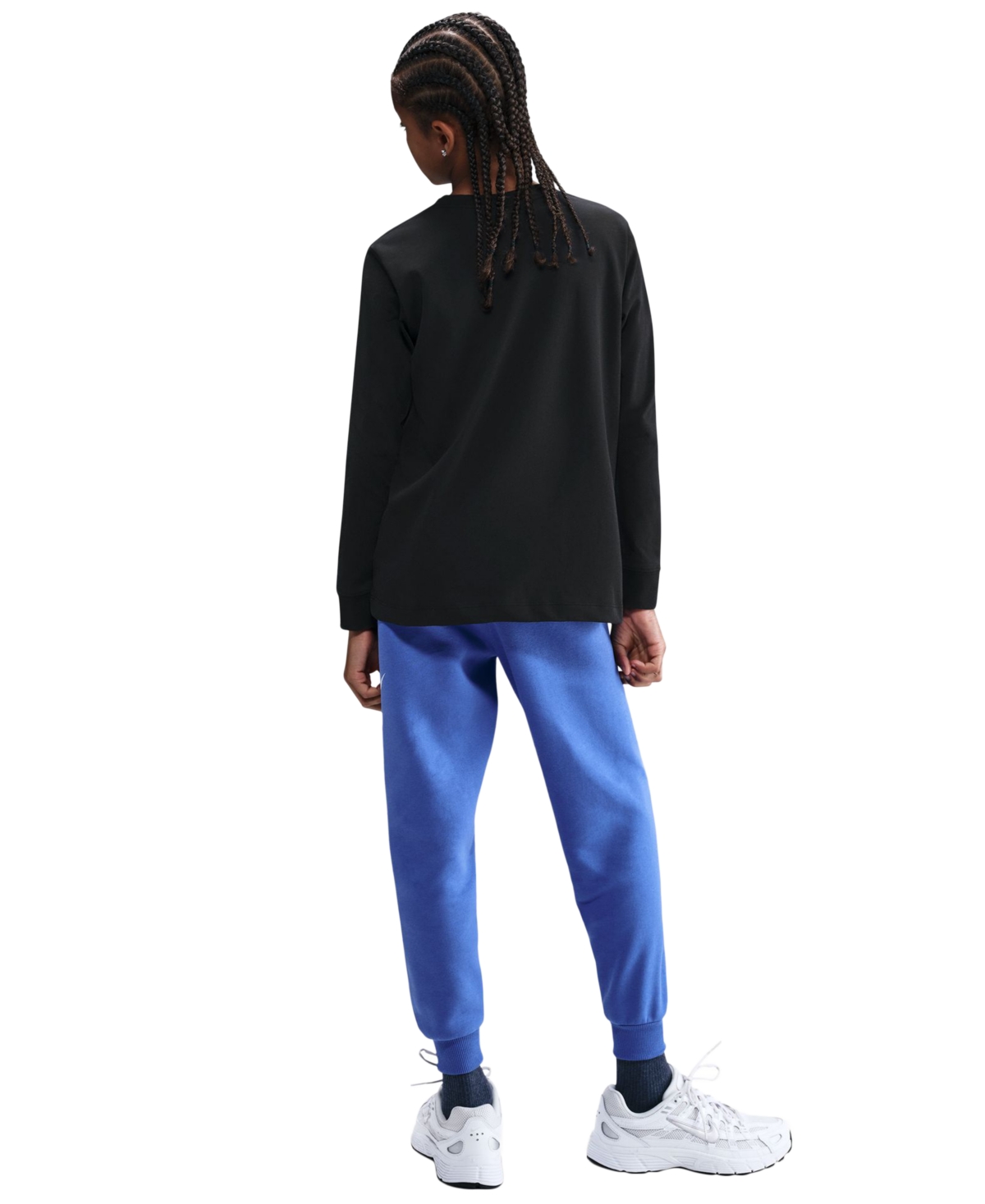 Nike Girls Sportswear Printed Long-Sleeve T-Shirt