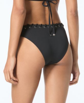 Michael Kors Women's High Leg Swim Bottoms