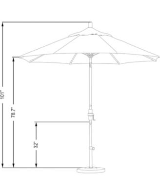 9' Golden State Series Patio Umbrella