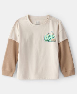Carter's - Boys Toddler 2T-5T Graphic Long-Sleeve T-Shirt