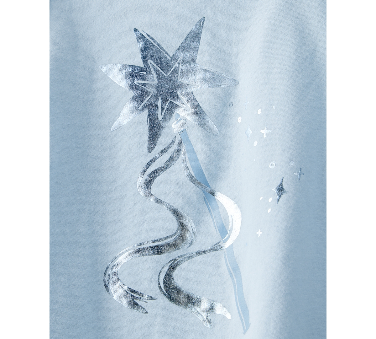 Carter's Girls Toddler 2T-5T Metallic Princess Wand Long-Sleeve Graphic T-Shirt