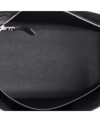  Kelly 25 Handbag Black Swift with Palladium Hardware