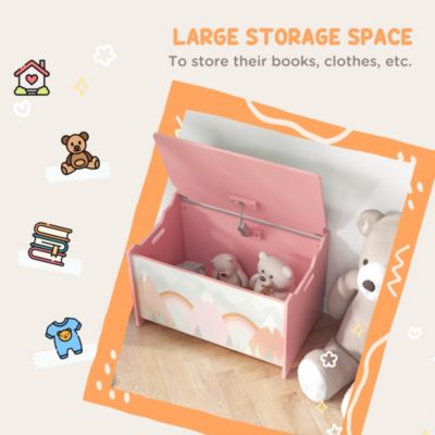 Storage Chest with Lid, Storage Box Organizer for Bedroom,