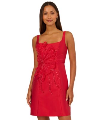 Women's Sleeveless Beaded Petal Dress