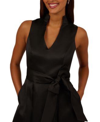 Women's Sleeveless Notch Front Dress