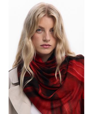 Women's Rectangular floral scarf