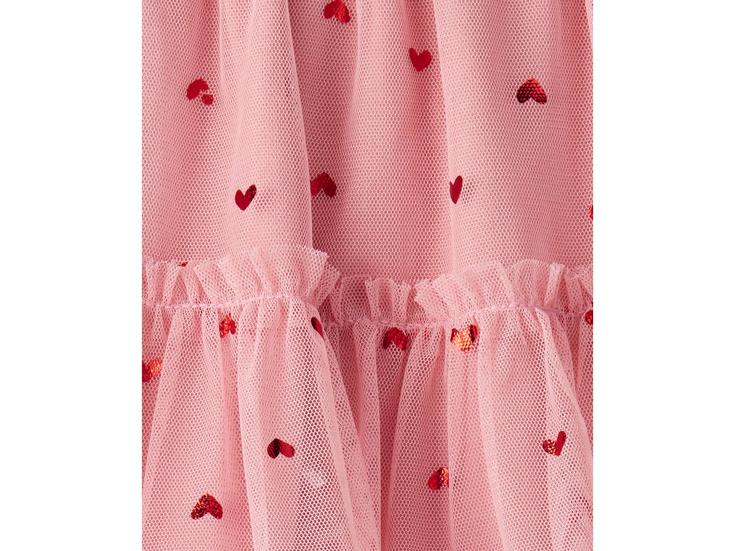 Юбка-шорты Carter's Heart Tulle Skort для девочек-малышей, цвет: Розовый — фото 3