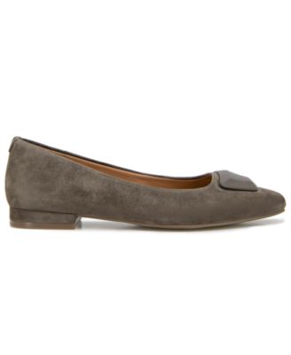 Women's Hanette Square Toe Suede Flats