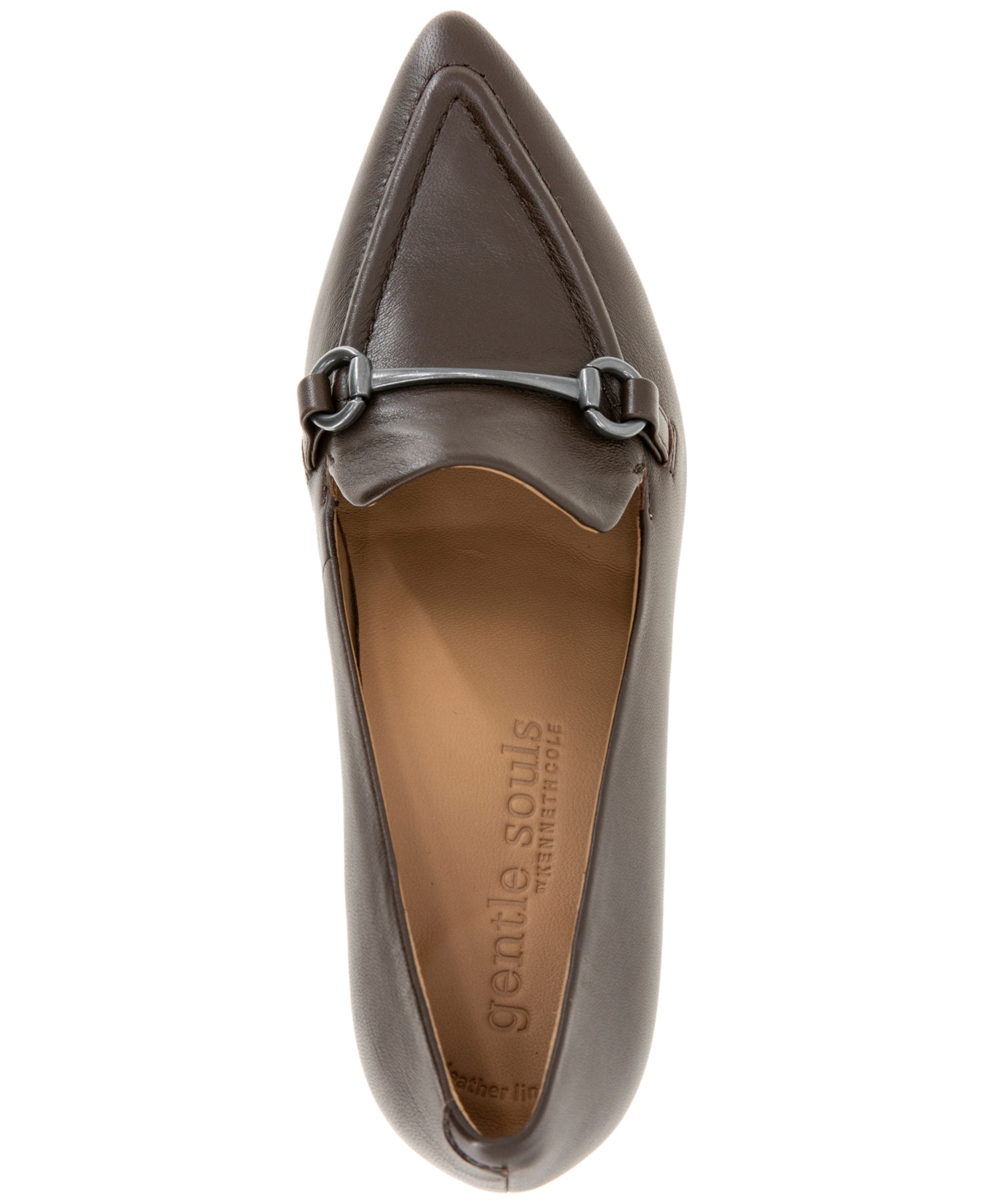 Gentle Souls Women's Dionne Pointy Toe Loafers In Brown