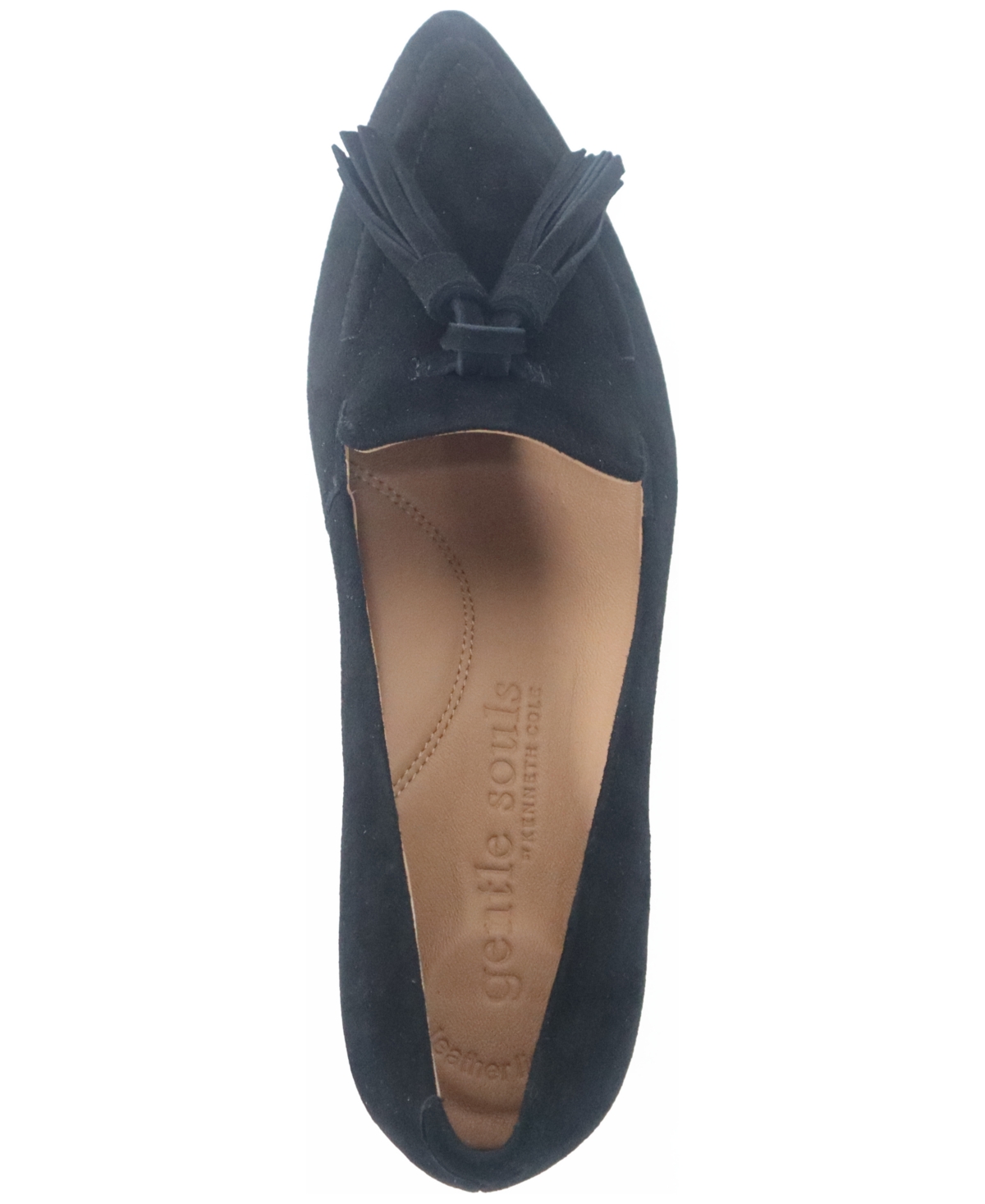 Gentle Souls Women's Glova Tassle Pointy Toe Pumps In Blue