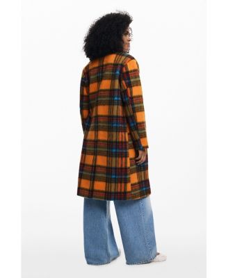 Women's OVERSIZE CHECK COAT