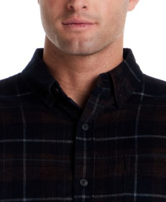 Men's Plaid Corduroy Shirt