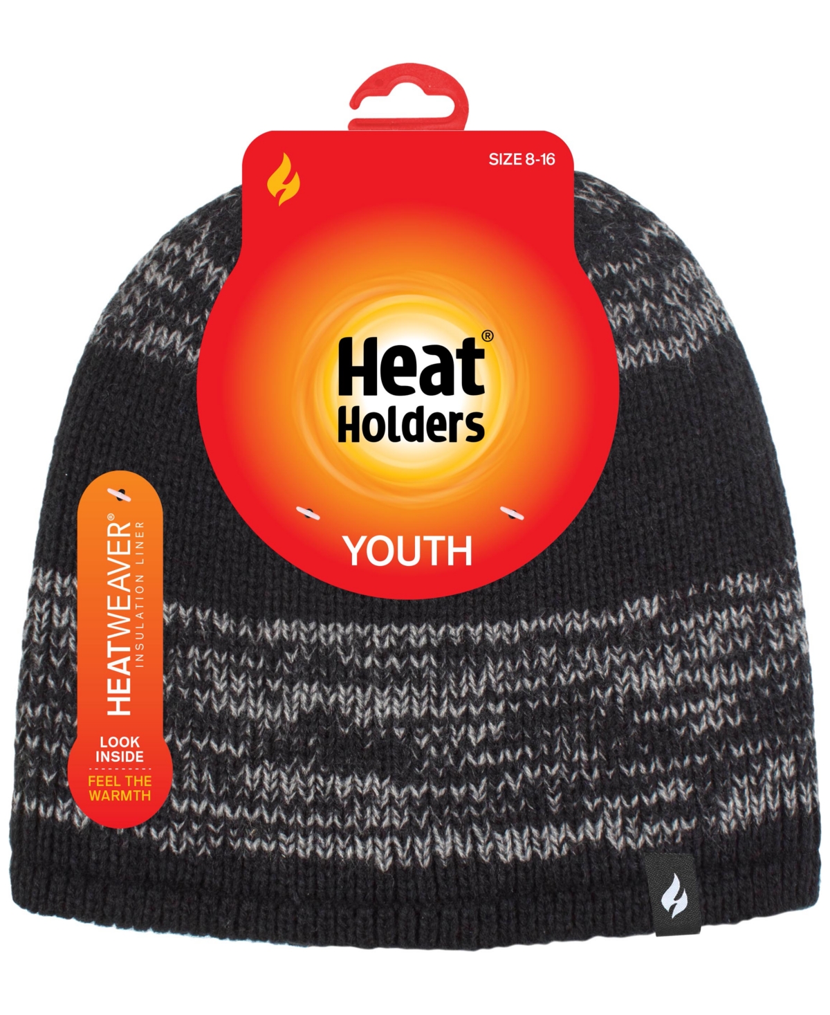 Heat Holders Boys 8-16 Discovery Hat In Black