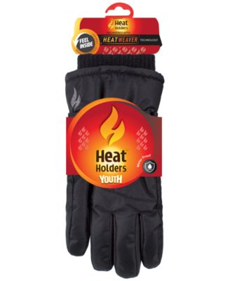 Heat Holders Boys S-xl Blizzard Gloves - BlackCharcoal 40$