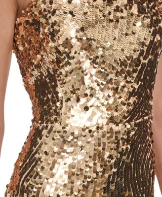 Women's Sequin Embellished Strapless Dress