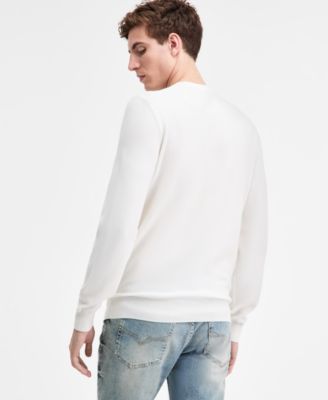 Men's Karim Piquet Stitched Crewneck Sweater