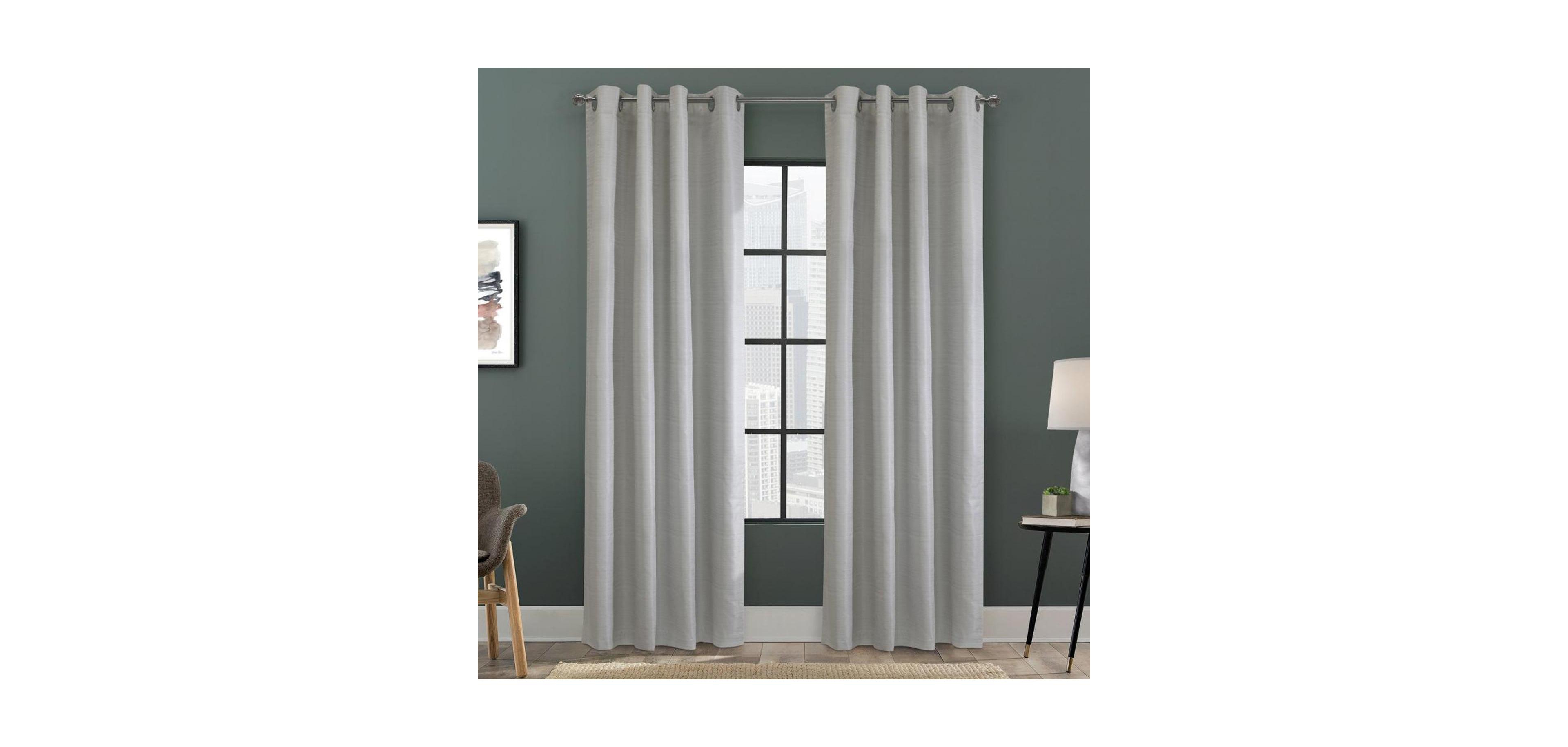 Thermaplus Solstice Room Darkening Grommet Curtain - 52x95", Oyster