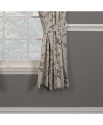 Abigail High Quality Window Rod Pocket Panel Pairs With 2 Tie Backs - 2-Piece - 90x84", Lilac