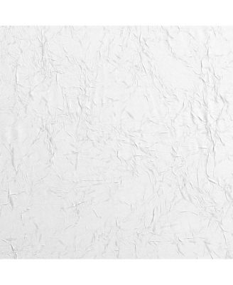 Portland Crushed Taffeta Rod Pocket Valance - 48x15", White