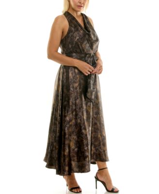 Plus Size Cowl Neck A-Line Dress