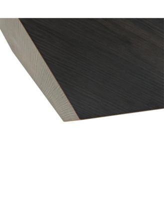 25.98 in W. Black and Brown Modern Pet Furniture Cat Carrier Sofa Side Table