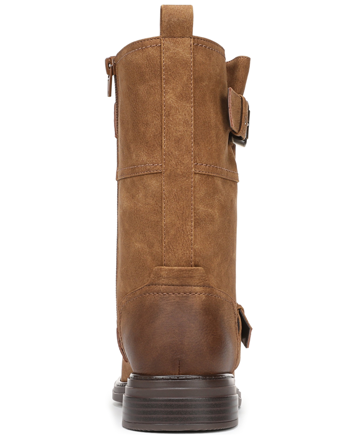Naturalizer Women's Latoya Mid-shaft Moto Boots In Brown