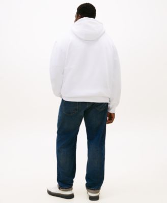 Men's Big & Tall Embroidered Flag Hooded Sweatshirt