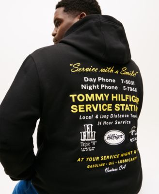 Men's Big & Tall Long-Sleeve Hooded Sweatshirt