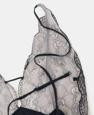 Women's Lace Combo Bodysuit