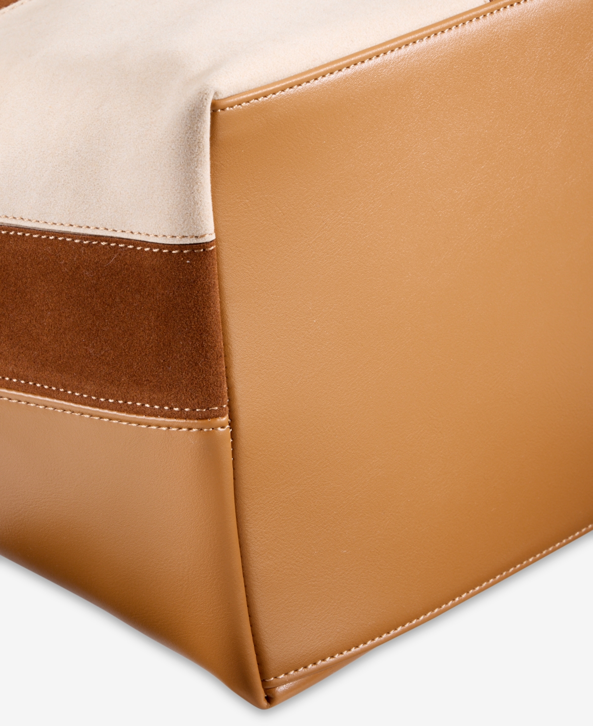 Style & Co Whip-stitch Medium Tote Bag, Exclusively Macy's In Brown