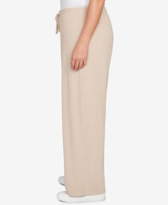 Plus Size Solid Texture Hatchi Casual Pant