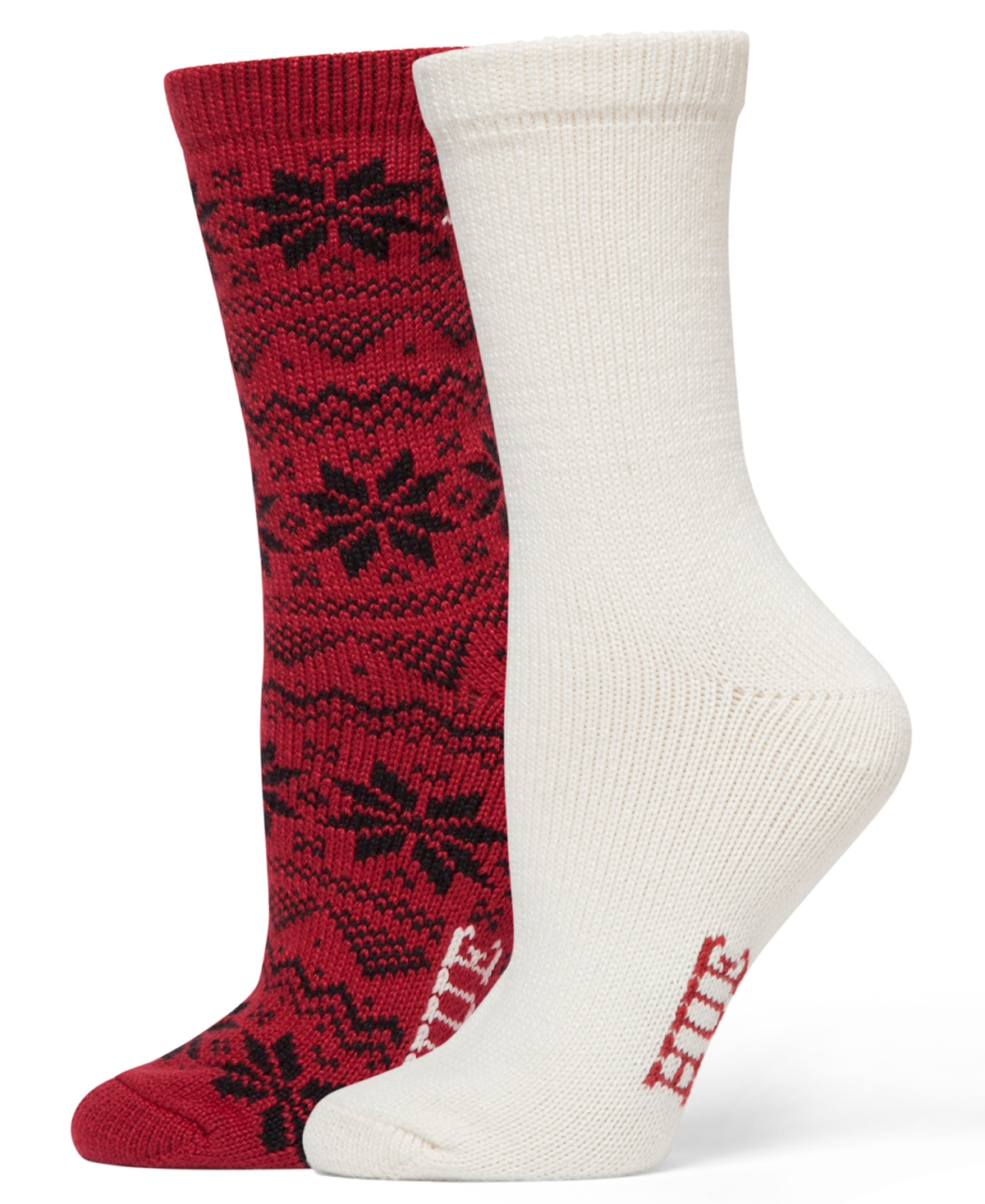 Hue Women's 2-pack Snowflake Crew Socks In Multi