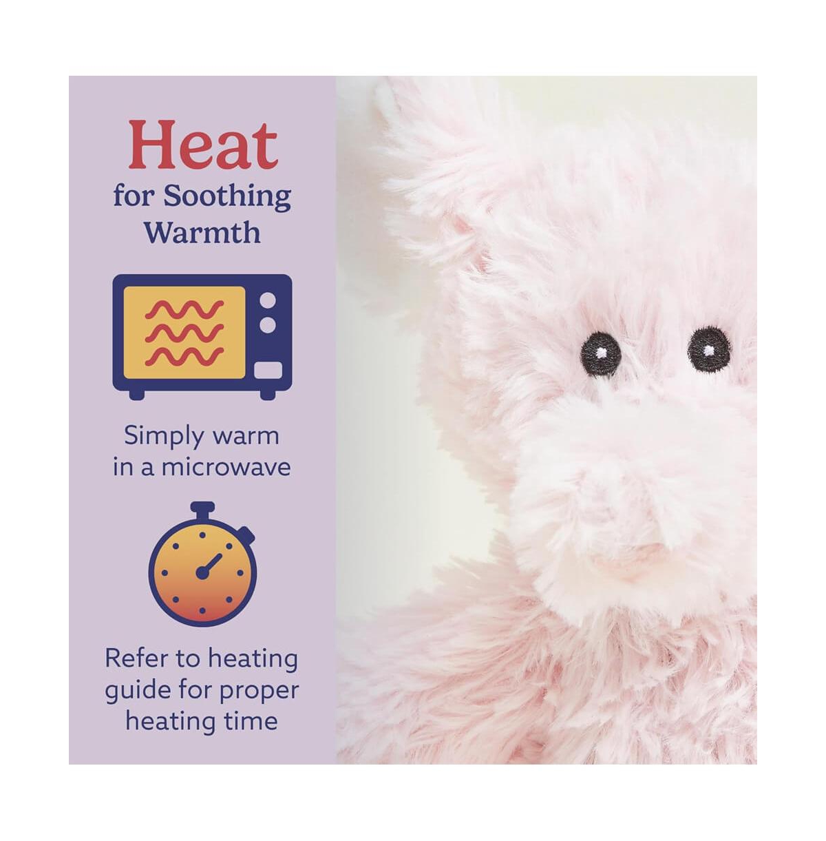 Microwavable French Lavender Scented Plush Pink Elephant