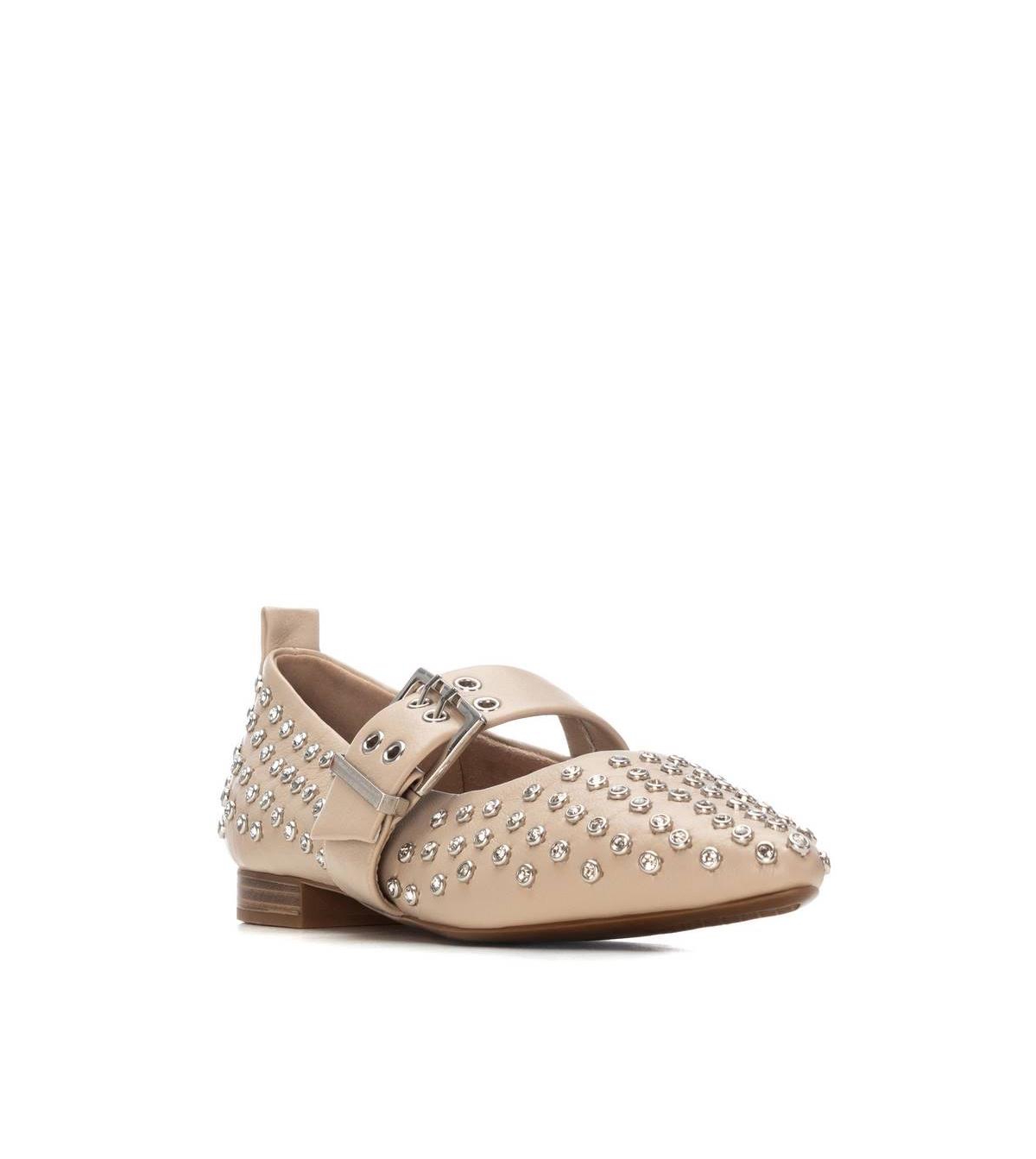 Women's Mary Jane Studded Ballet Flats By Xti